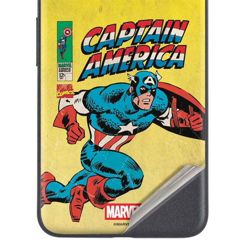 Marvel Classic Comics Captain America Google Pixel 5 Skin